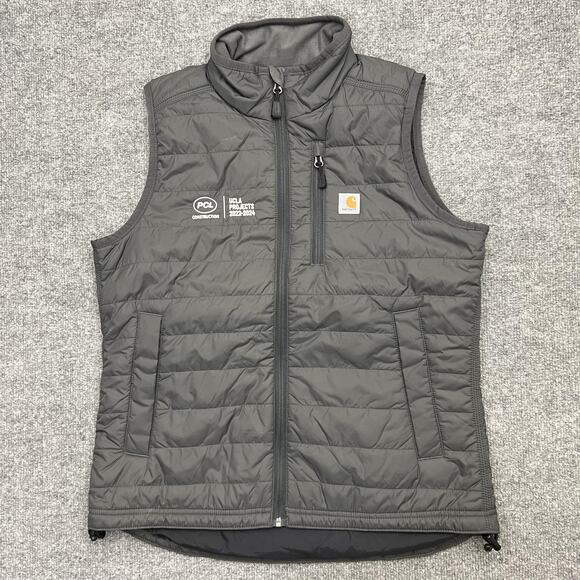 Carhartt Jackets & Blazers - Carhartt Vest Womens Medium Rain Defender Relaxed Fit Quilted Workwear OV2286-W